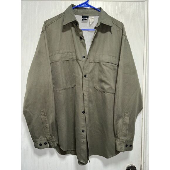 North Face Long Sleeve Vented Outdoor/Fishing Shirt Taupe‎ Men's Size Medium - Picture 1 of 5